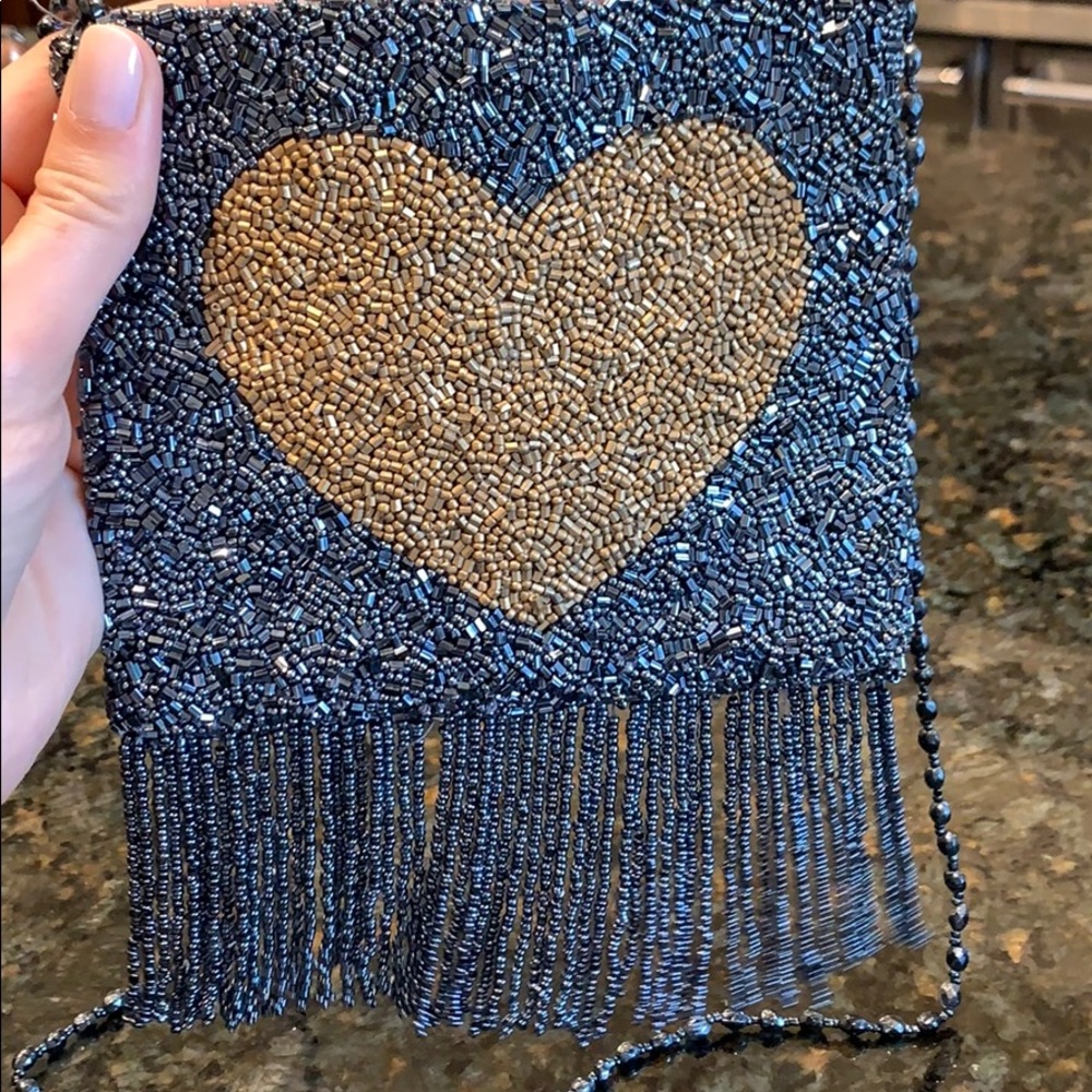 Moyna Beaded Chain Shoulder Strap